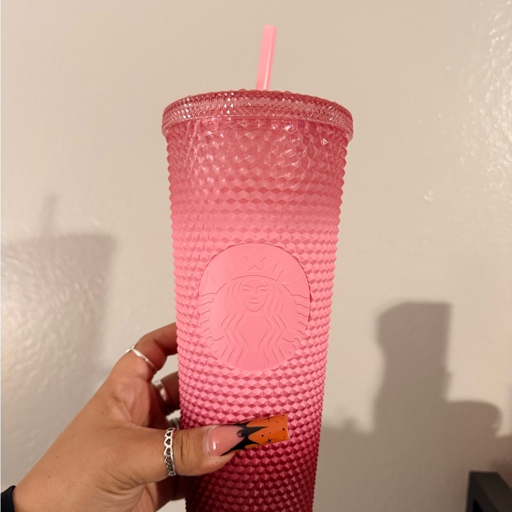Starbucks Pink Textured Tumbler